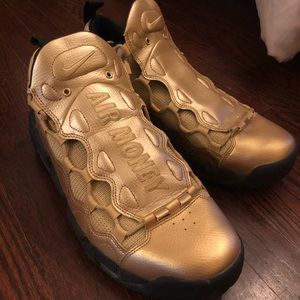 Nike Air Money metallic gold sneaker